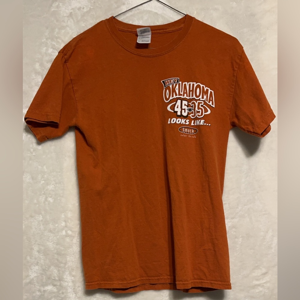 UT vs. Oklahoma Graphic Men's Orange T-Shirt